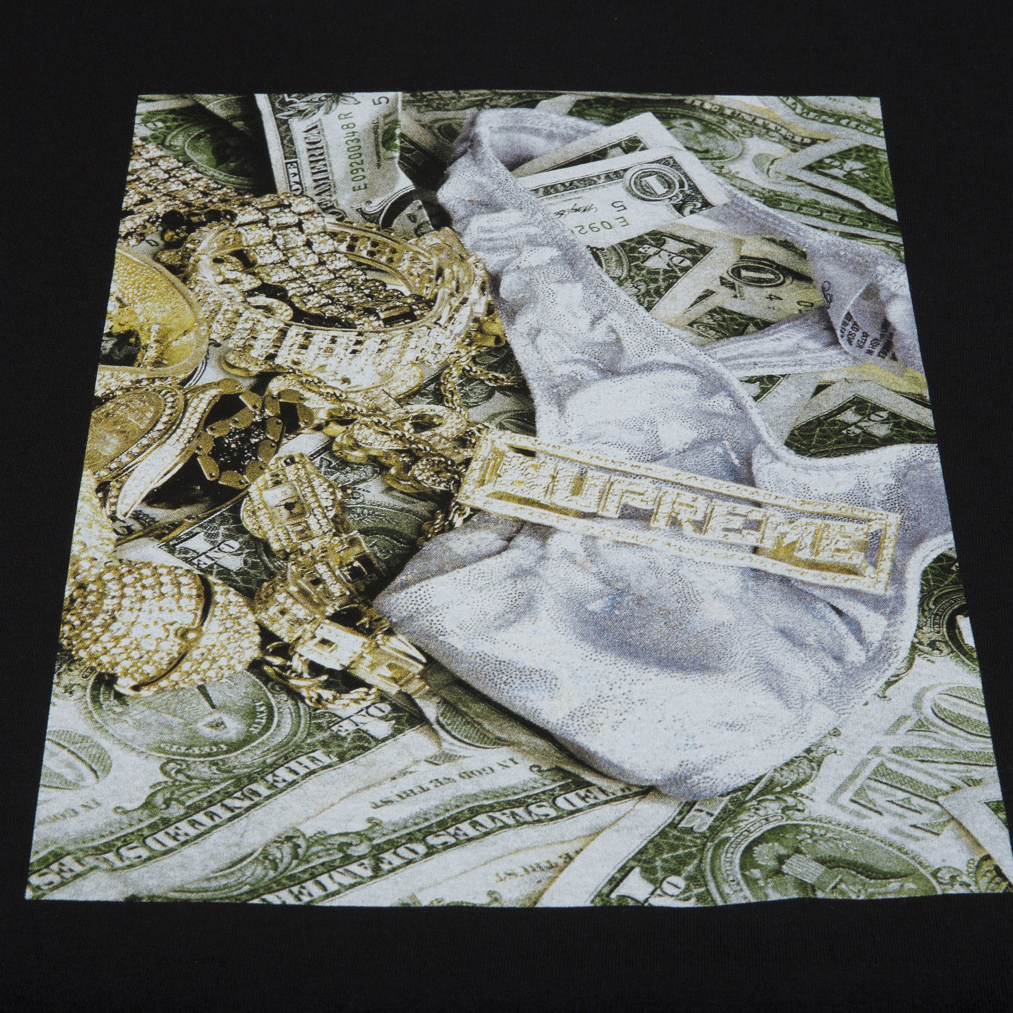 Supreme Bling Tee Black Men's - SS20 - US