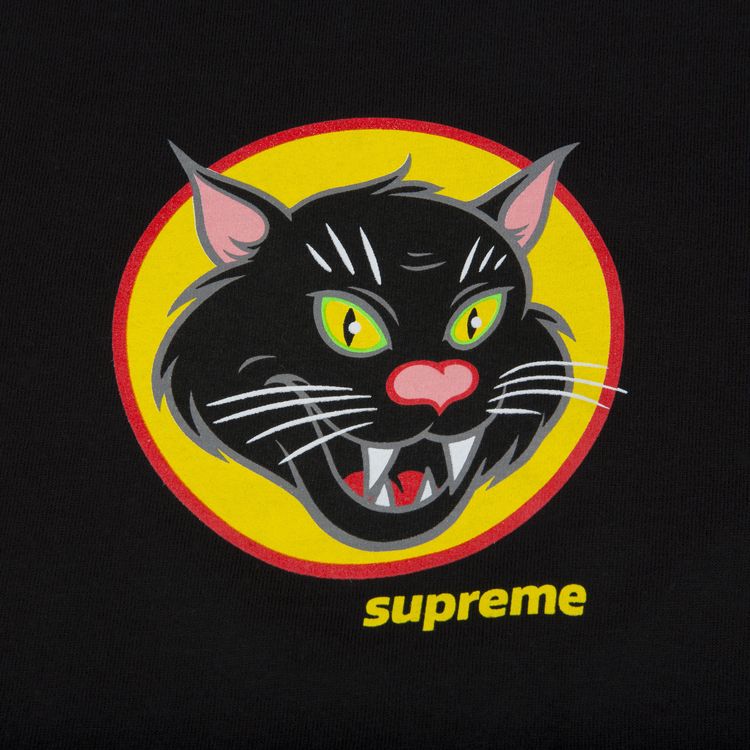 Supreme Black Cat Tee Black