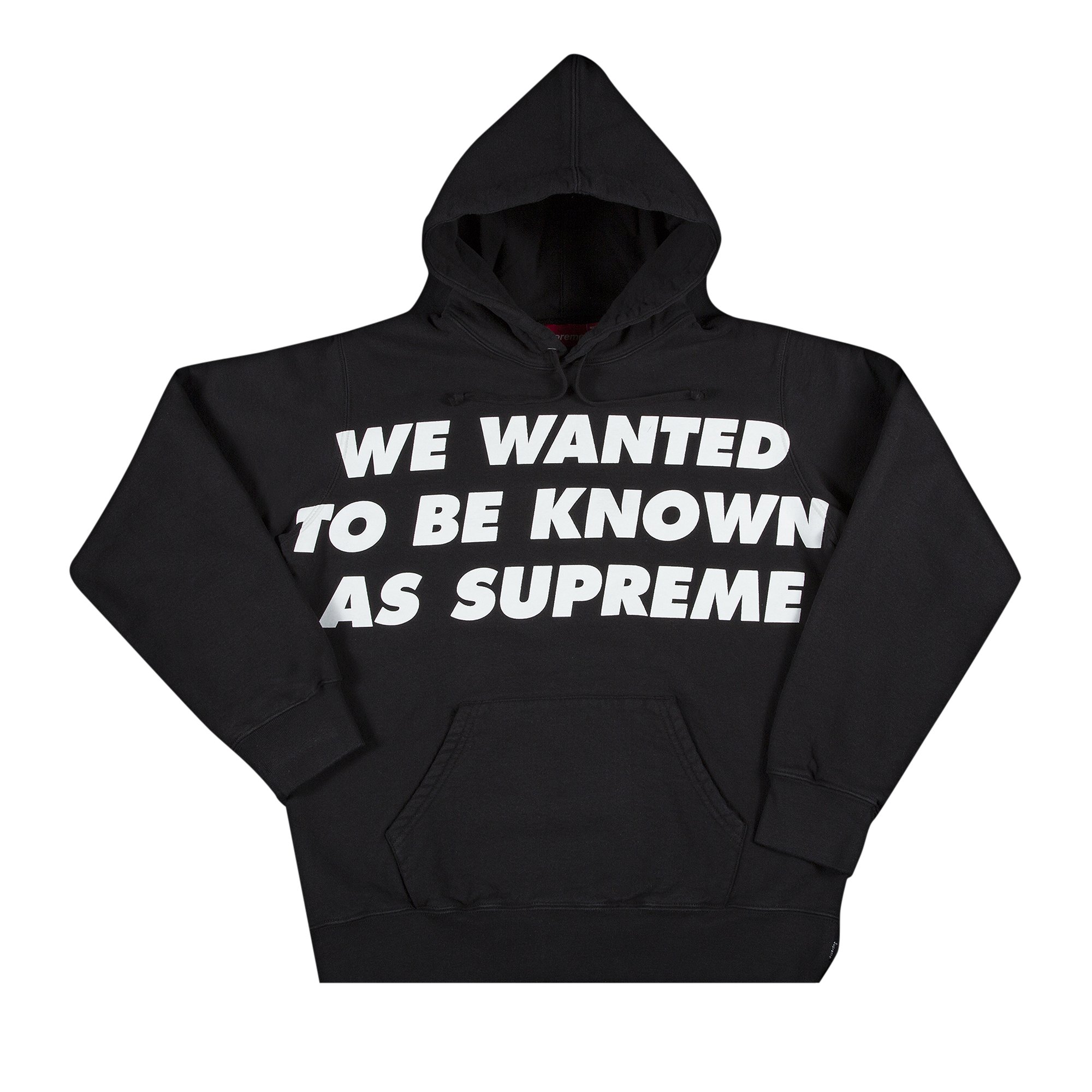 Supreme Known As Hooded Sweatshirt 'Black'