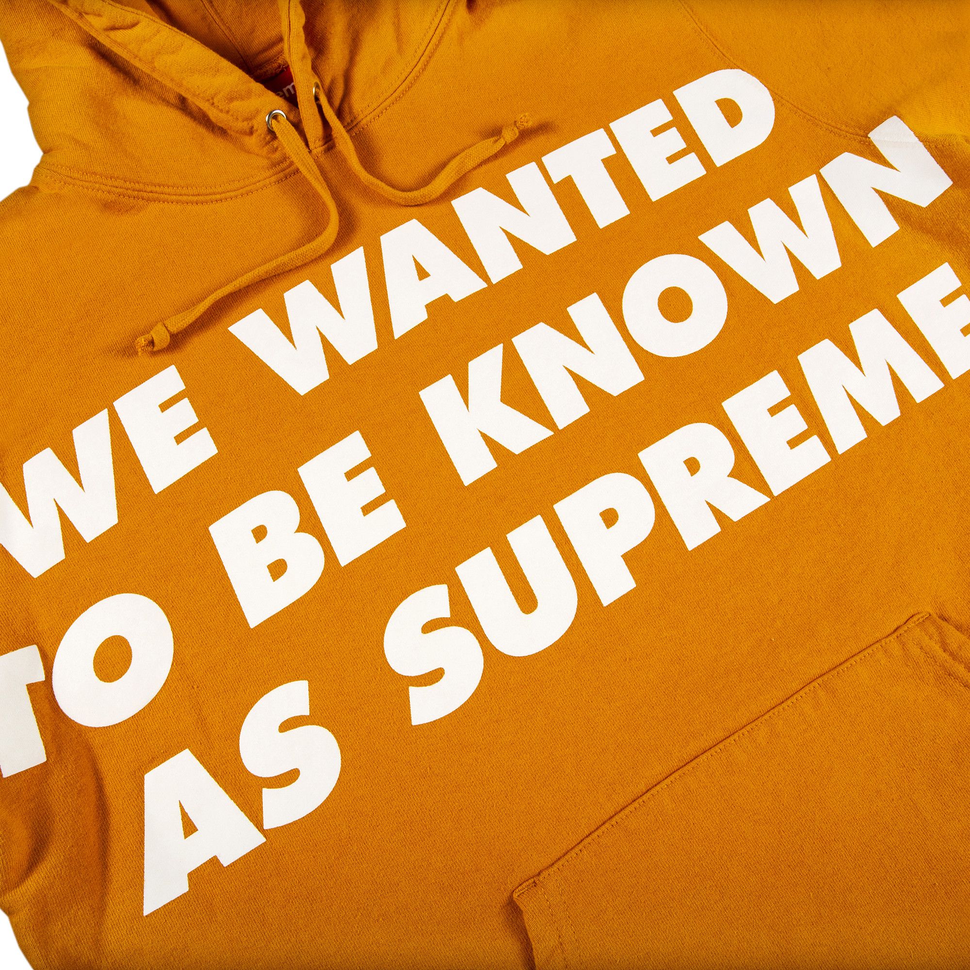 Supreme hoodie gold cheap