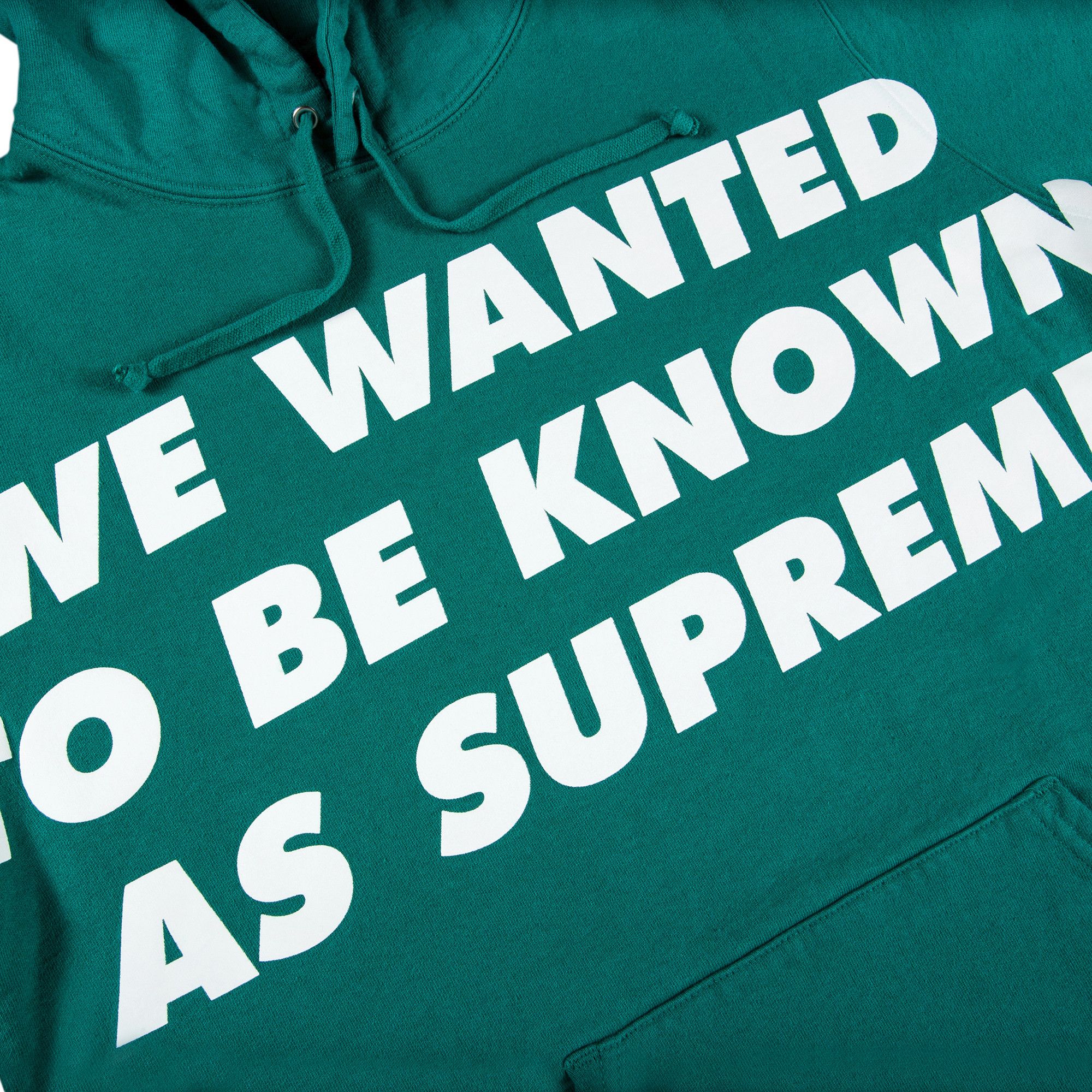 Buy Supreme Known As Hooded Sweatshirt 'Dark Aqua' - SS20SW41 DARK