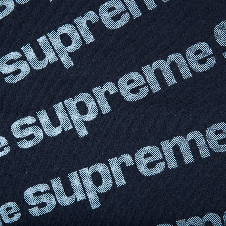 Supreme Radial Crewneck Navy