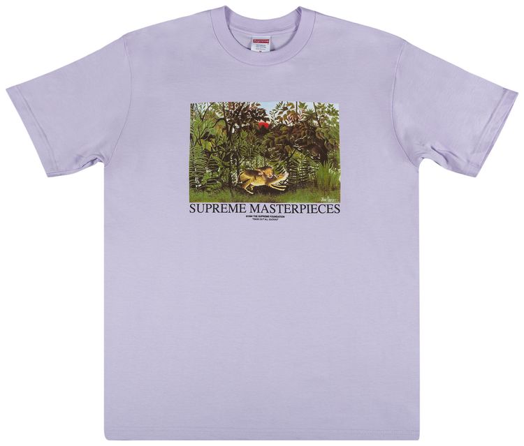 Supreme Masterpieces Tee Light Purple