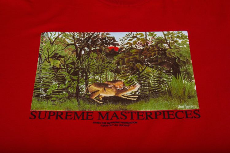 Supreme Masterpieces Tee Red