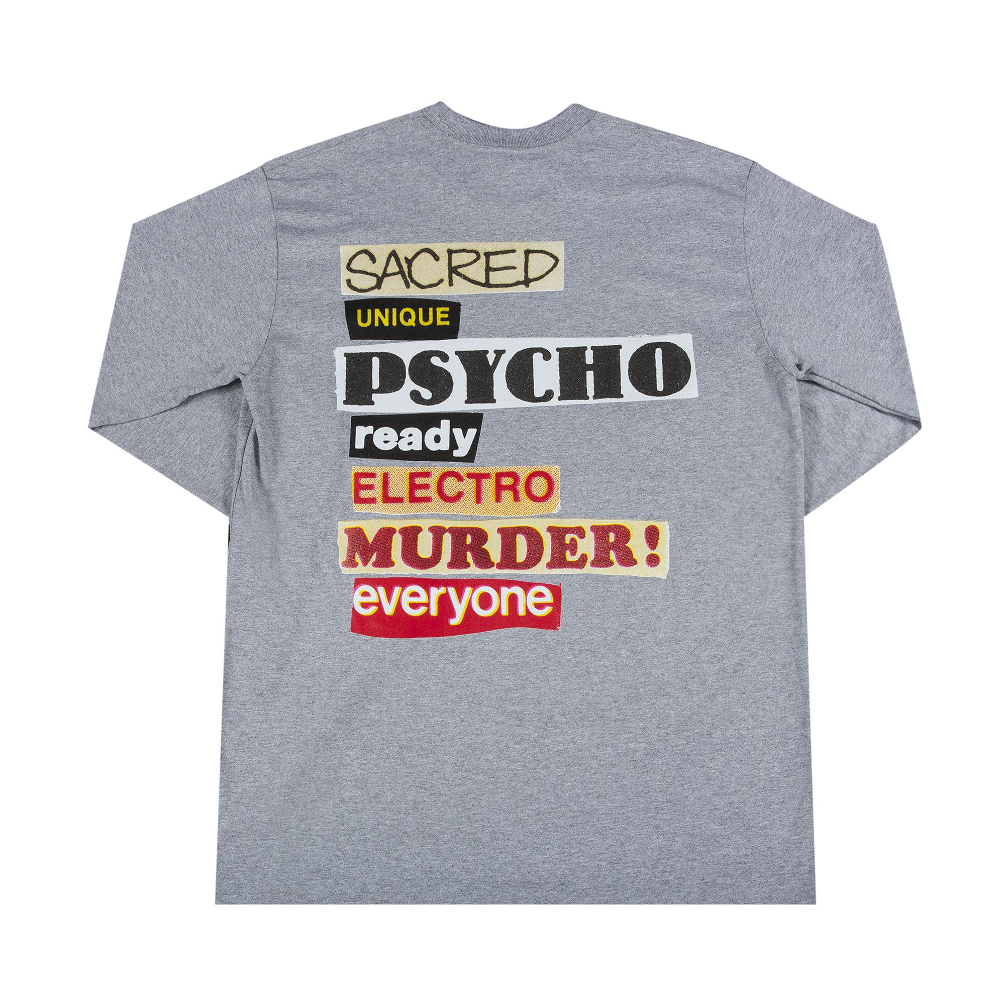 Supreme grey long sleeve top