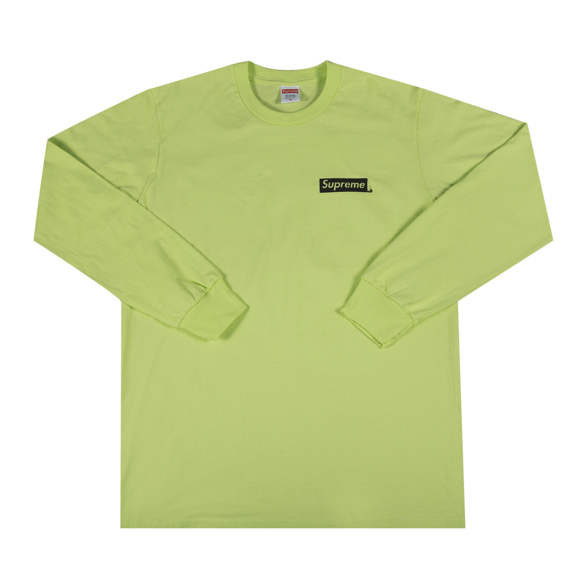 Green supreme long sleeve top