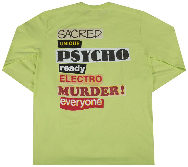 Supreme Sacred Unique Long Sleeve Tee Neon Green