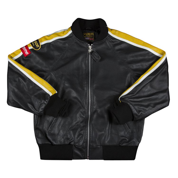 Buy Supreme x Vanson Leathers Perforated Bomber Jacket  
