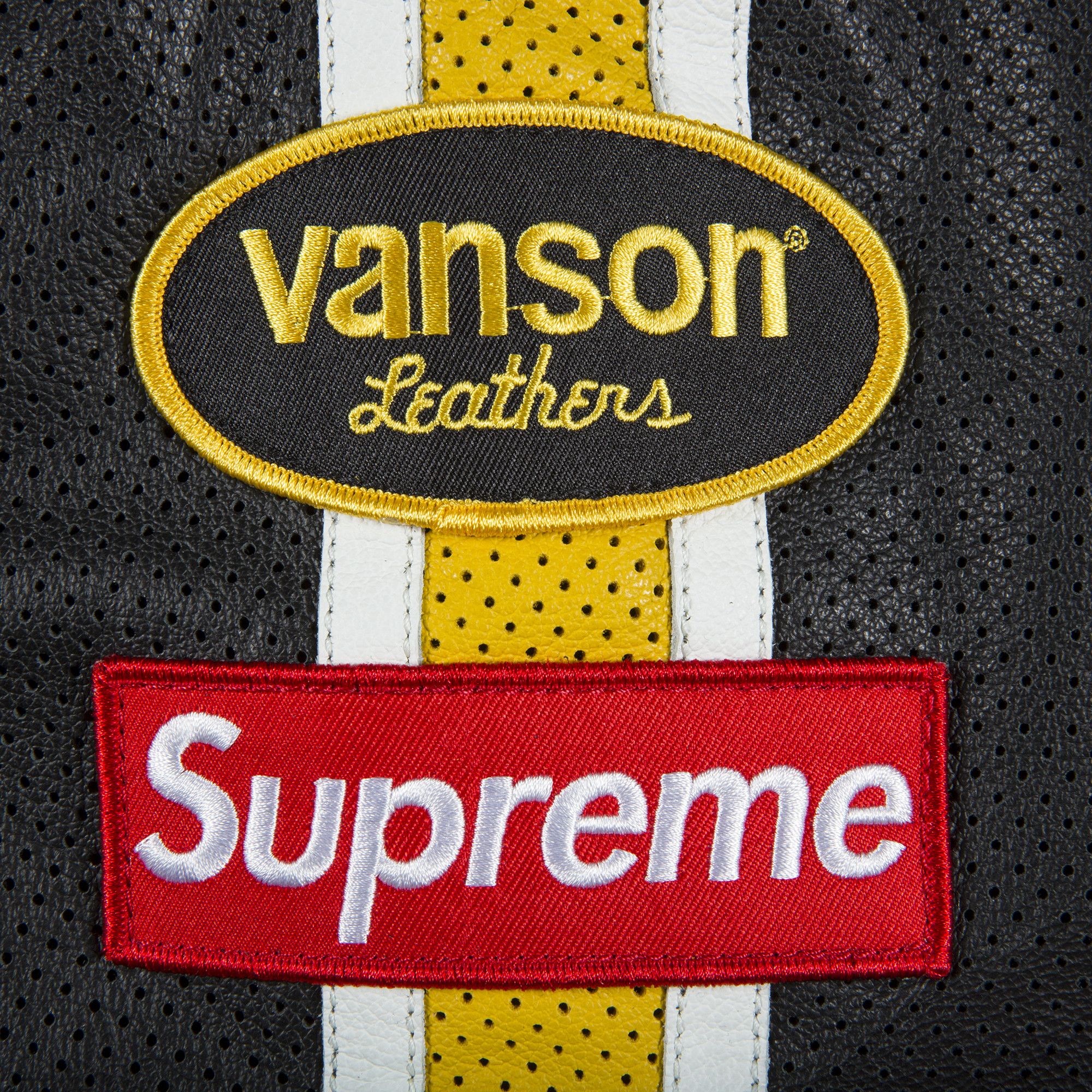 Buy Supreme x Vanson Leathers Perforated Bomber Jacket
