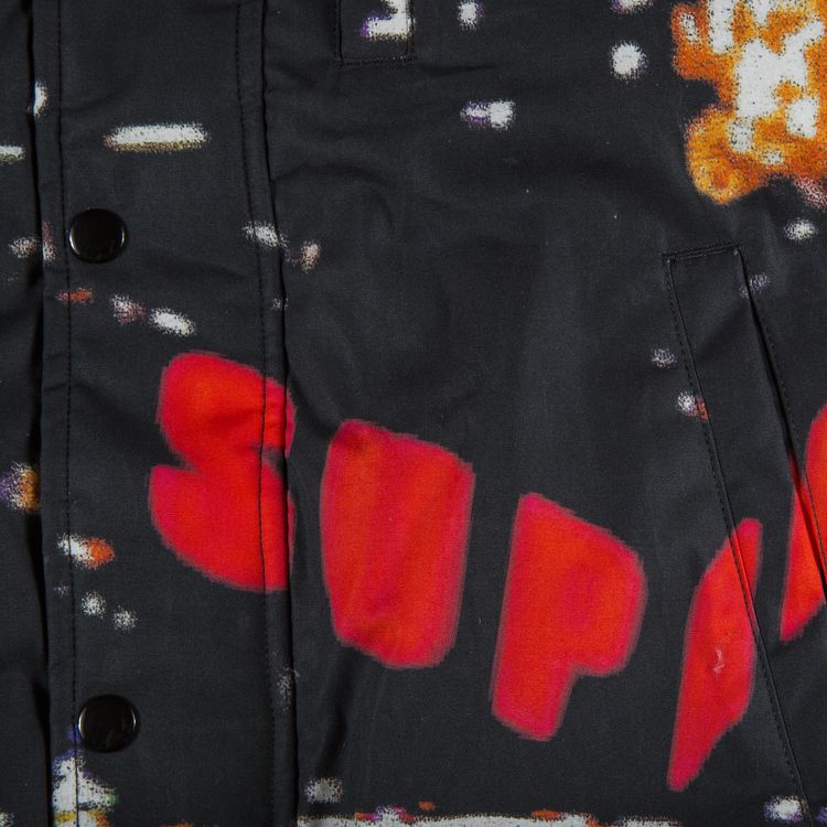 Supreme City Lights Puffy Jacket Black