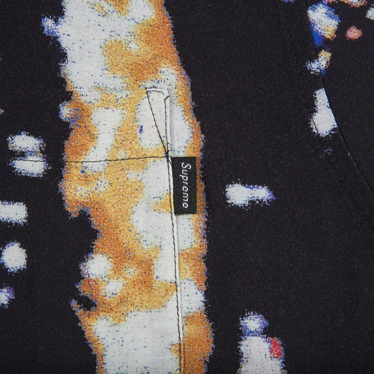 Supreme City Lights Rayon Short Sleeve Shirt Black