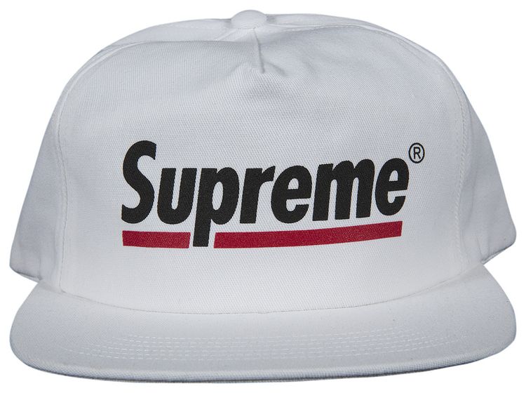Supreme Underline 5 Panel White