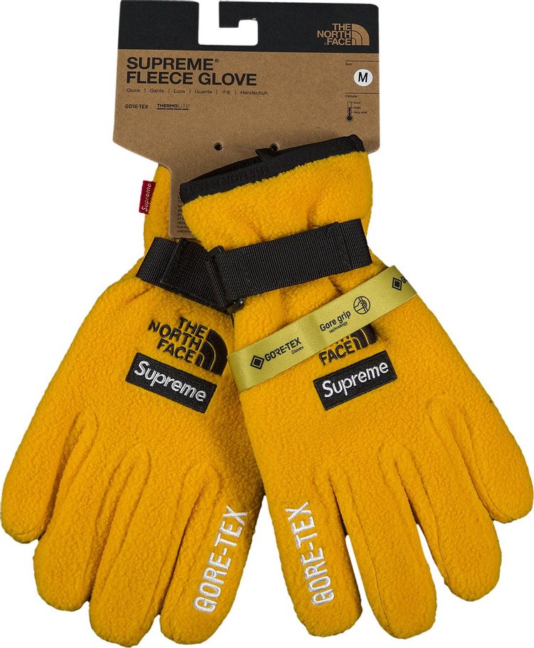 Supreme x The North Face RTG Fleece Glove 'Gold'