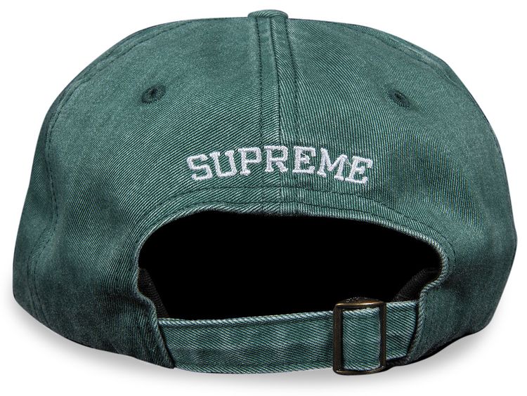Supreme Pigment Print S Logo 6 Panel Dark Teal