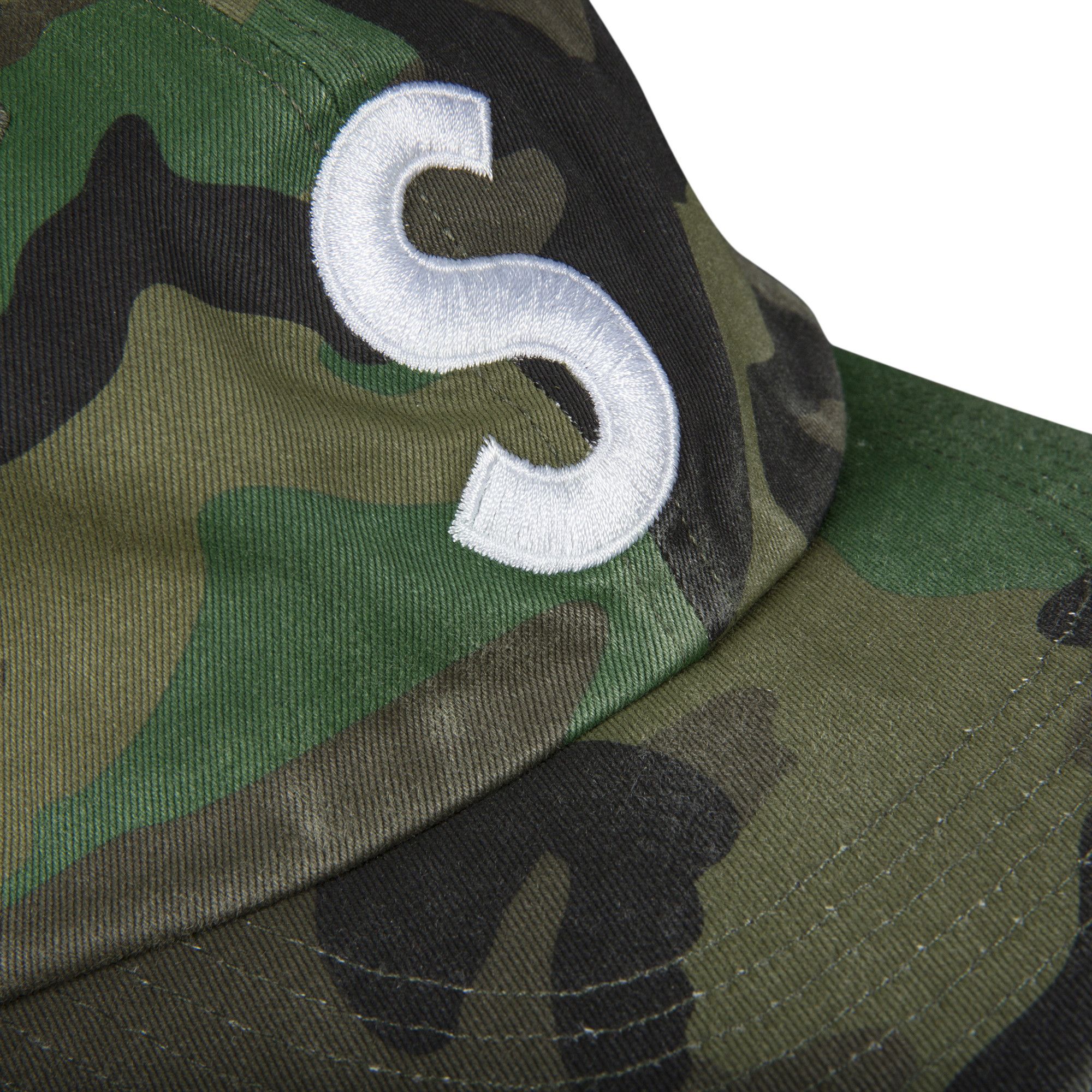Buy Supreme Pigment Print S Logo 6-Panel 'Woodland Camo' - SS20H32