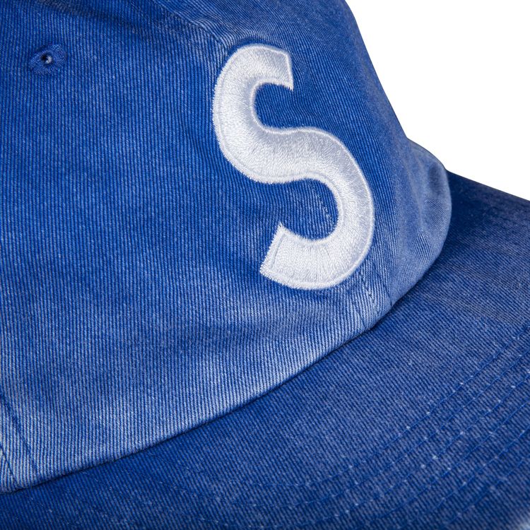 Supreme Pigment Print S Logo 6 Panel Royal