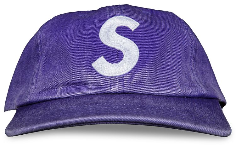 Supreme Pigment Print S Logo 6 Panel Purple