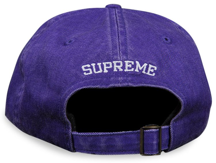 Supreme Pigment Print S Logo 6 Panel Purple