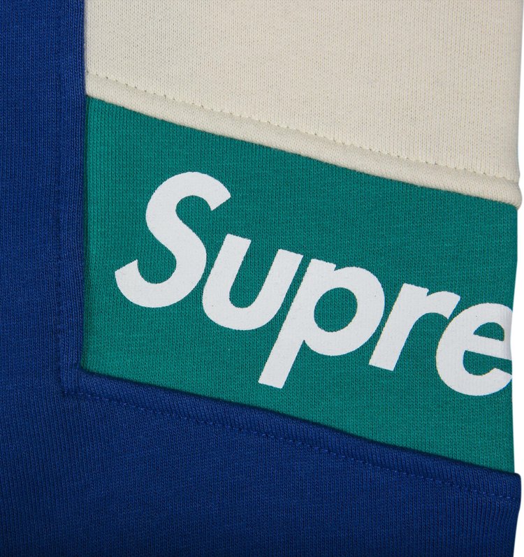 Supreme Color Blocked Sweatpant Royal