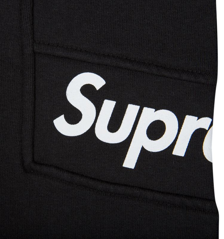 Supreme Color Blocked Sweatpant Black