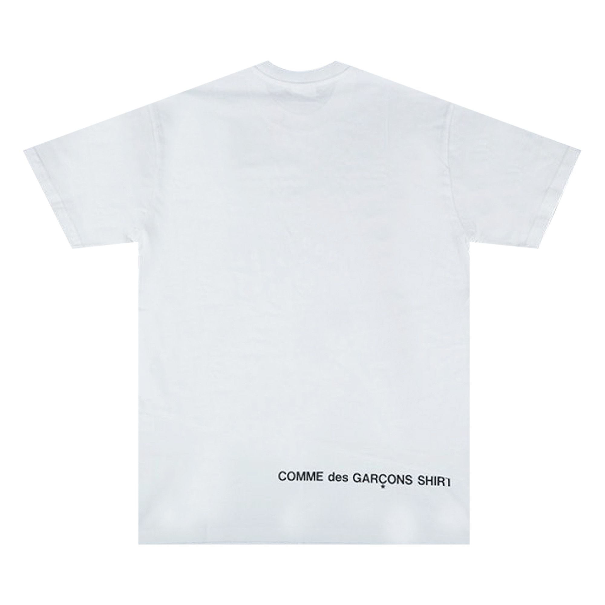 Buy Supreme x Comme des Garcons Shirt Split Box Logo T Shirt White FW18KN2 WHITE GOAT CA