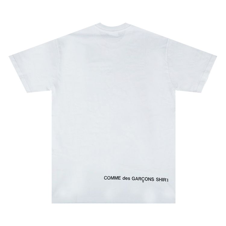 Supreme x Comme des Garcons Shirt Split Box Logo T Shirt White
