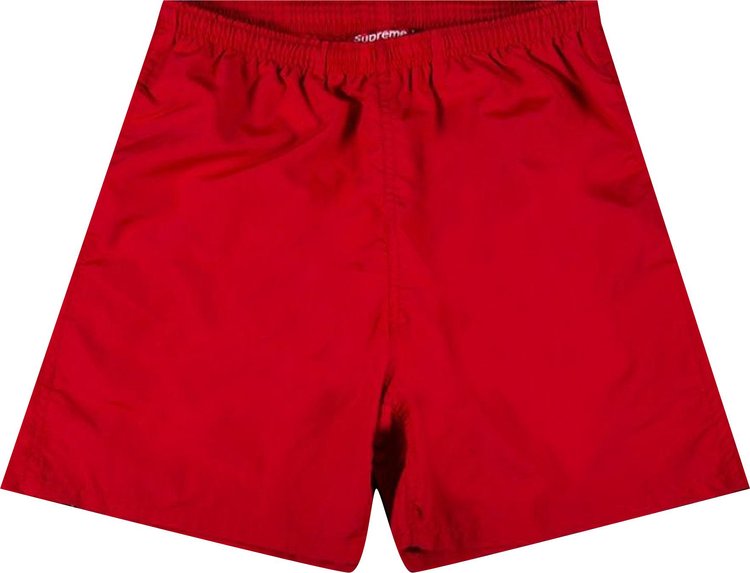 Buy Supreme Arc Logo Water Short 'Red' - SS18H22 RED