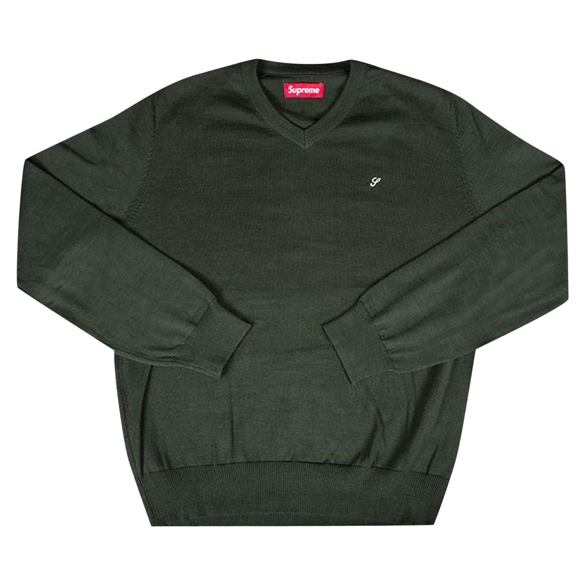 Buy Supreme V Neck Sweater Green FW11SW GREEN GOAT