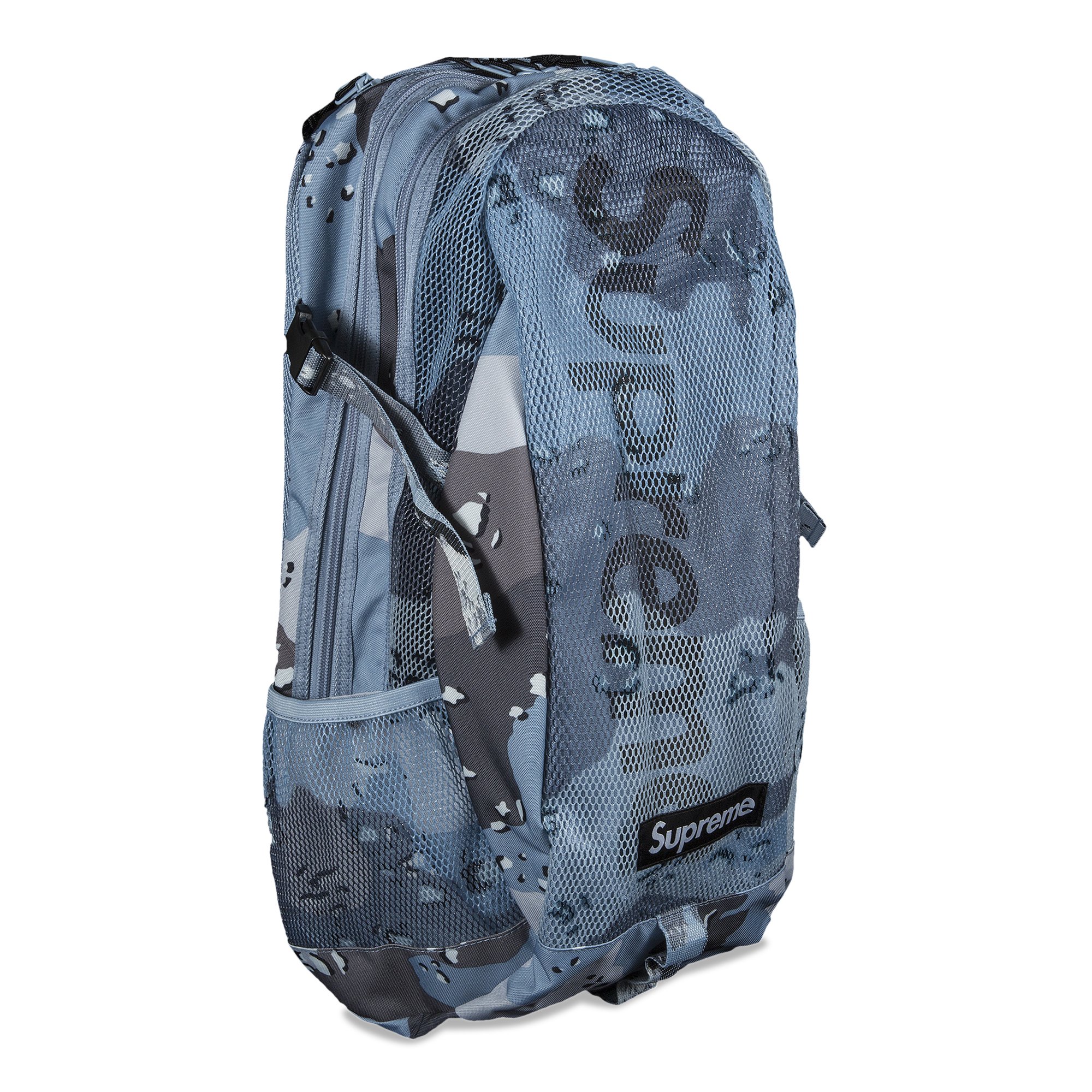 Supreme Backpack 'Blue Chocolate Chip Camo'