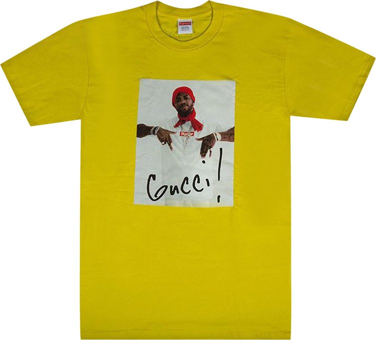 Buy Gucci Mane Tee 'Yellow' - FW16T27 - | GOAT