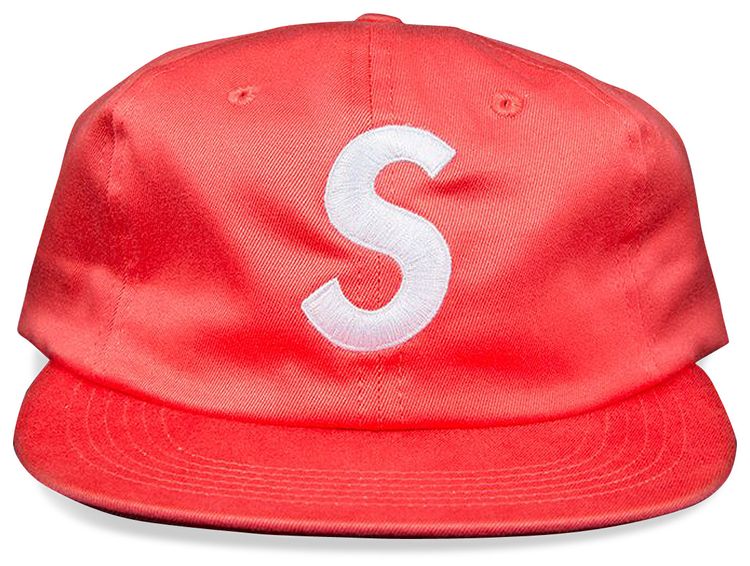 Supreme S Logo 6 Panel Hat Peach