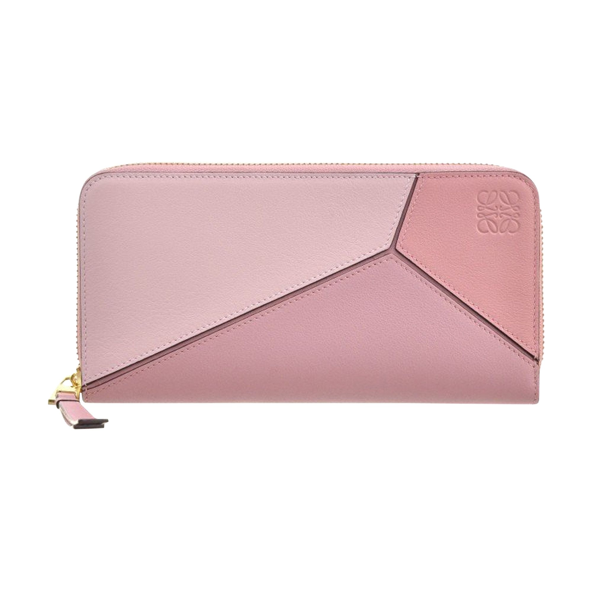 Buy Loewe Puzzle Zip Around Wallet 'Soft Pink' - 122N89UF13 7615