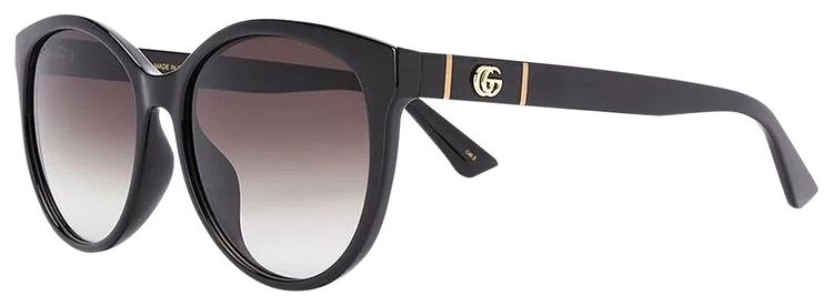 Gucci Round Cat Eye Sunglasses Black