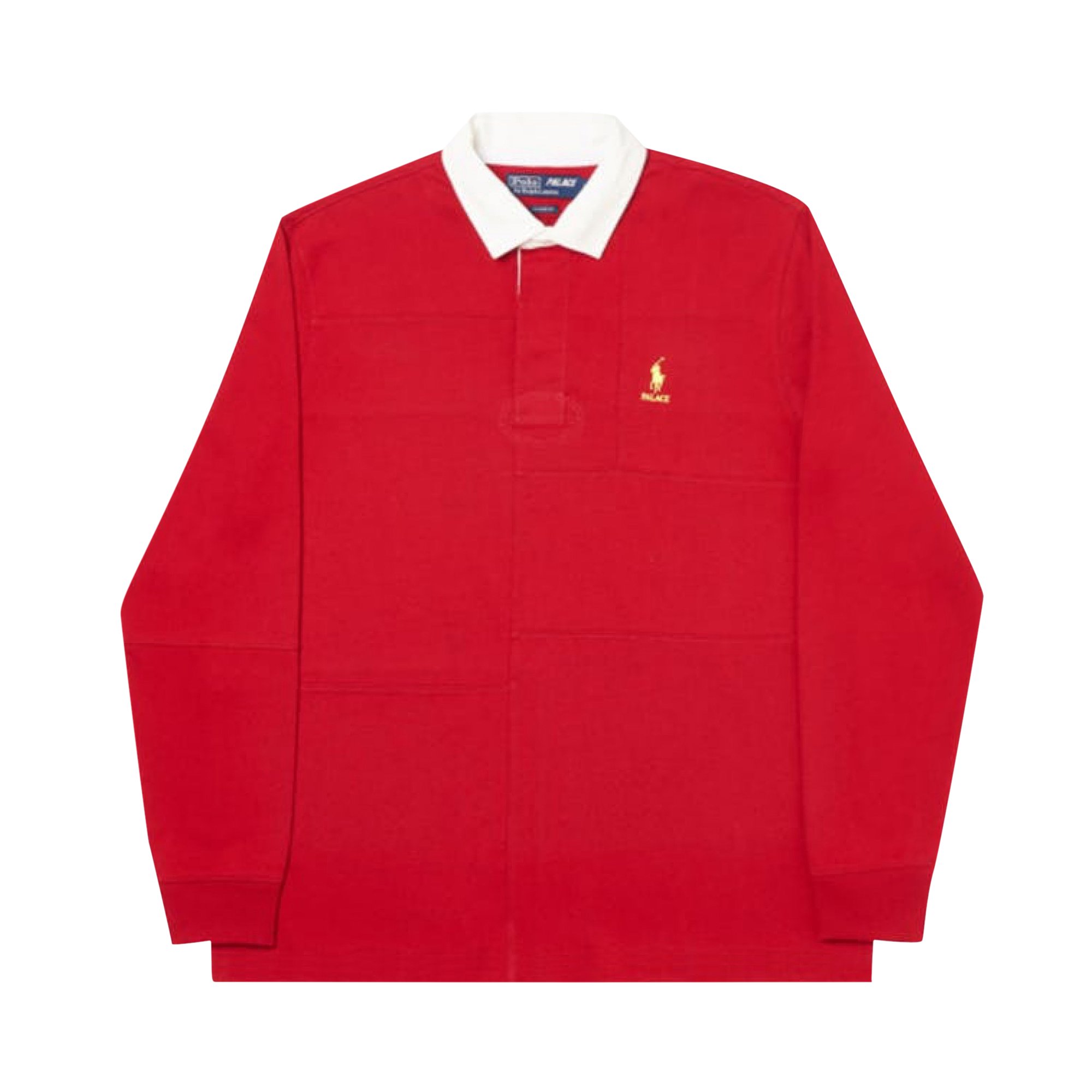 Buy Palace x Ralph Lauren Pieced Rugby Polo 'Park Avenue Red