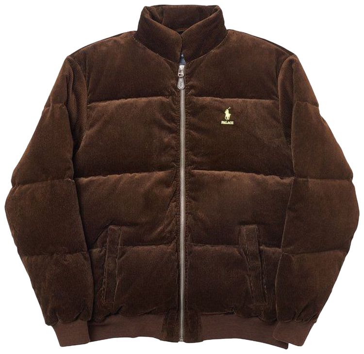 Palace x Ralph Lauren Corduroy Down Jacket Mohican Brown