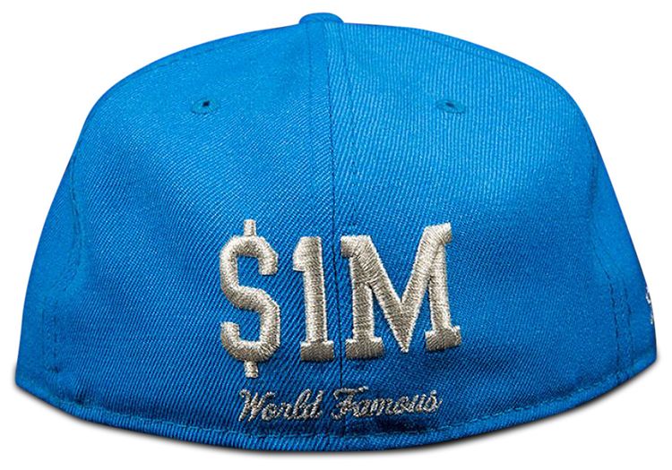 Supreme 1M Metallic Box Logo New Era Light Blue