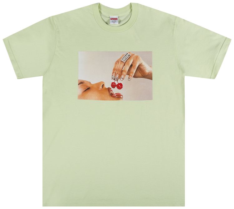 Supreme Cherries Tee Pale Mint