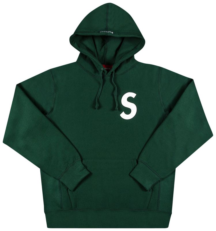 Supreme S Logo Hooded Sweatshirt Dark Green