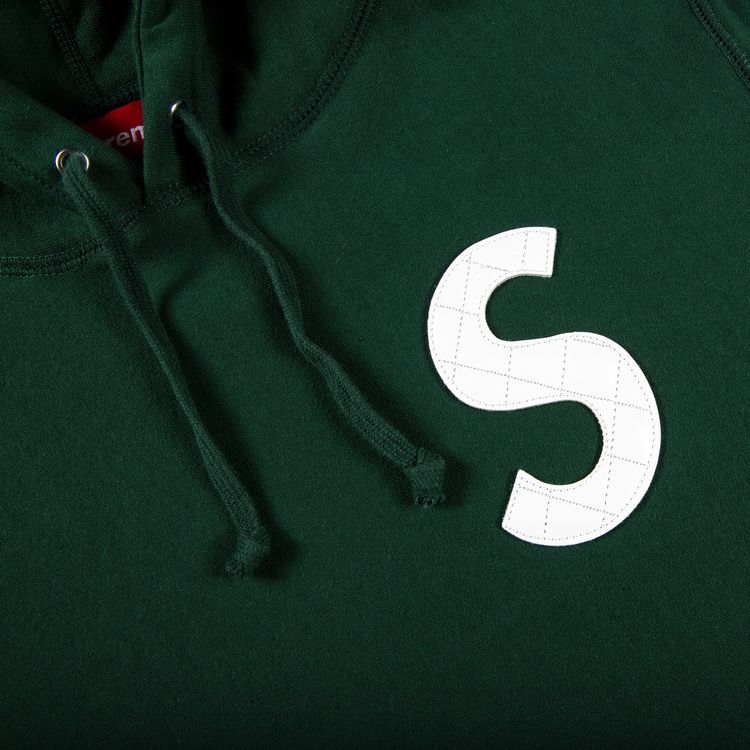 Supreme S Logo Hooded Sweatshirt Dark Green