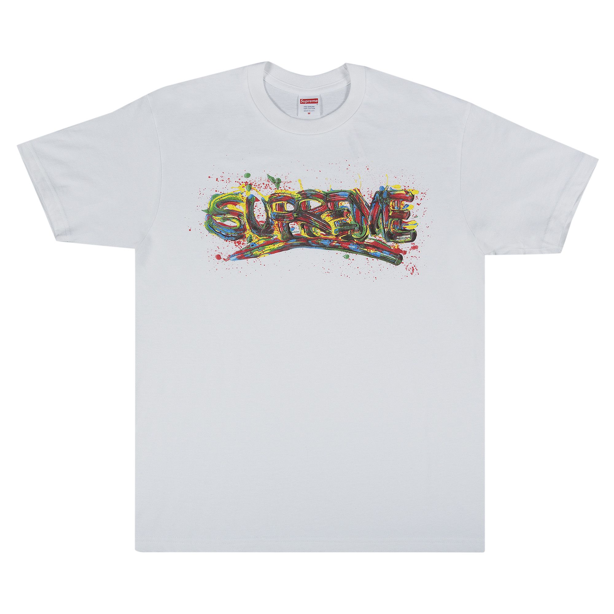 Buy Supreme Paint Logo Tee White SS20T36 WHITE GOAT IT