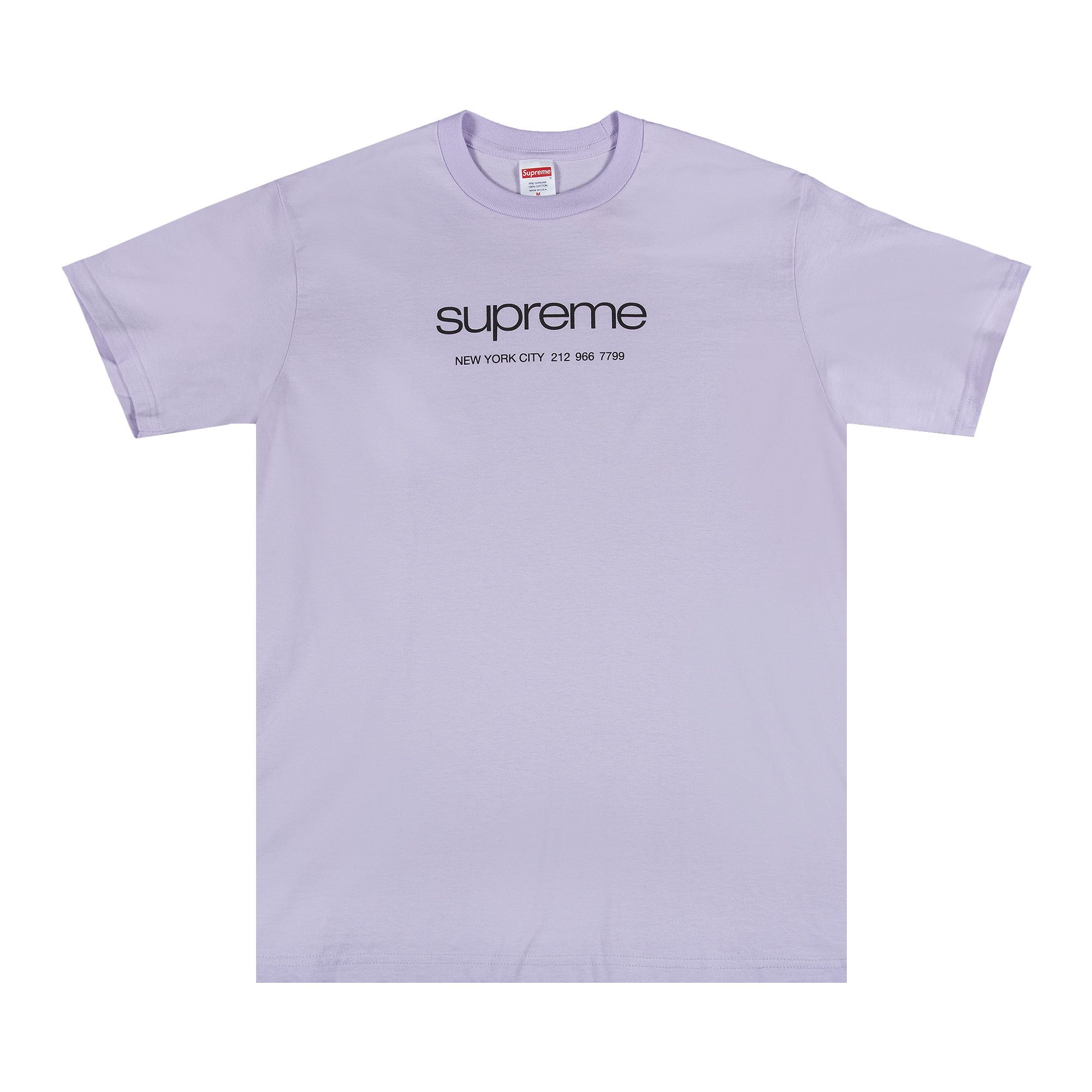 White and hotsell purple supreme shirt