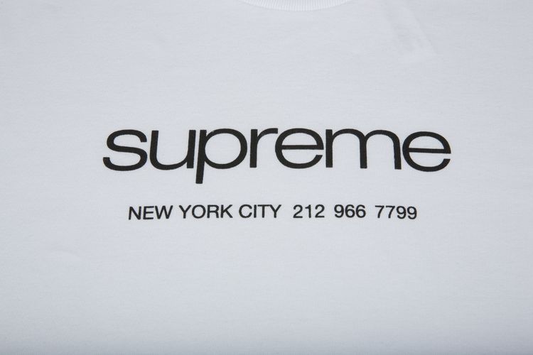 Supreme Shop Tee White