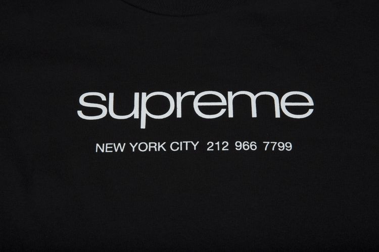 Supreme Shop Tee Black