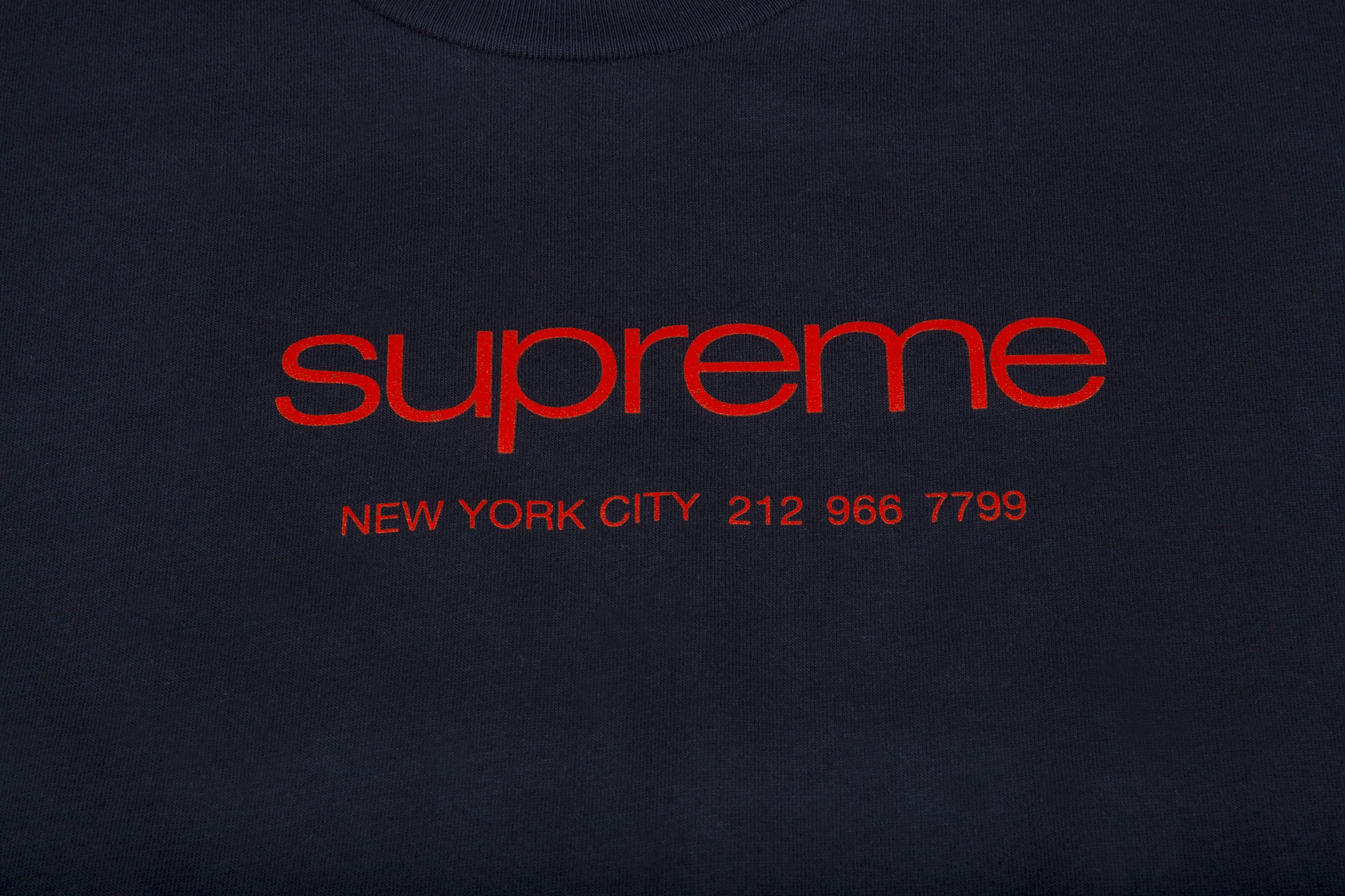 トップス Supreme Shop Tee Navy Supreme Shop Tee Navy Men's - SS20 - US