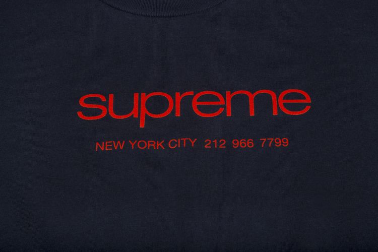 Supreme Shop Tee Navy