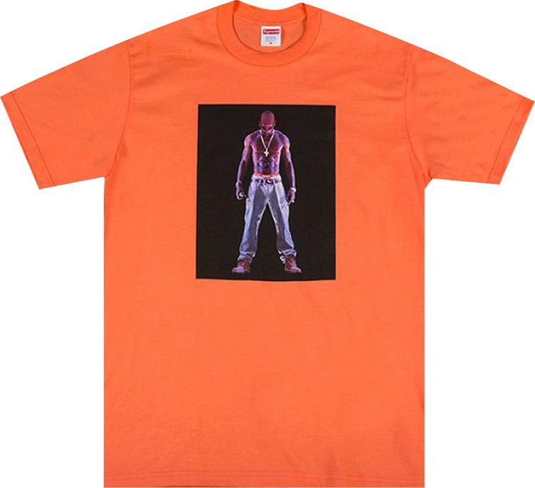 Supreme Tupac Hologram Tee 'Neon Orange'