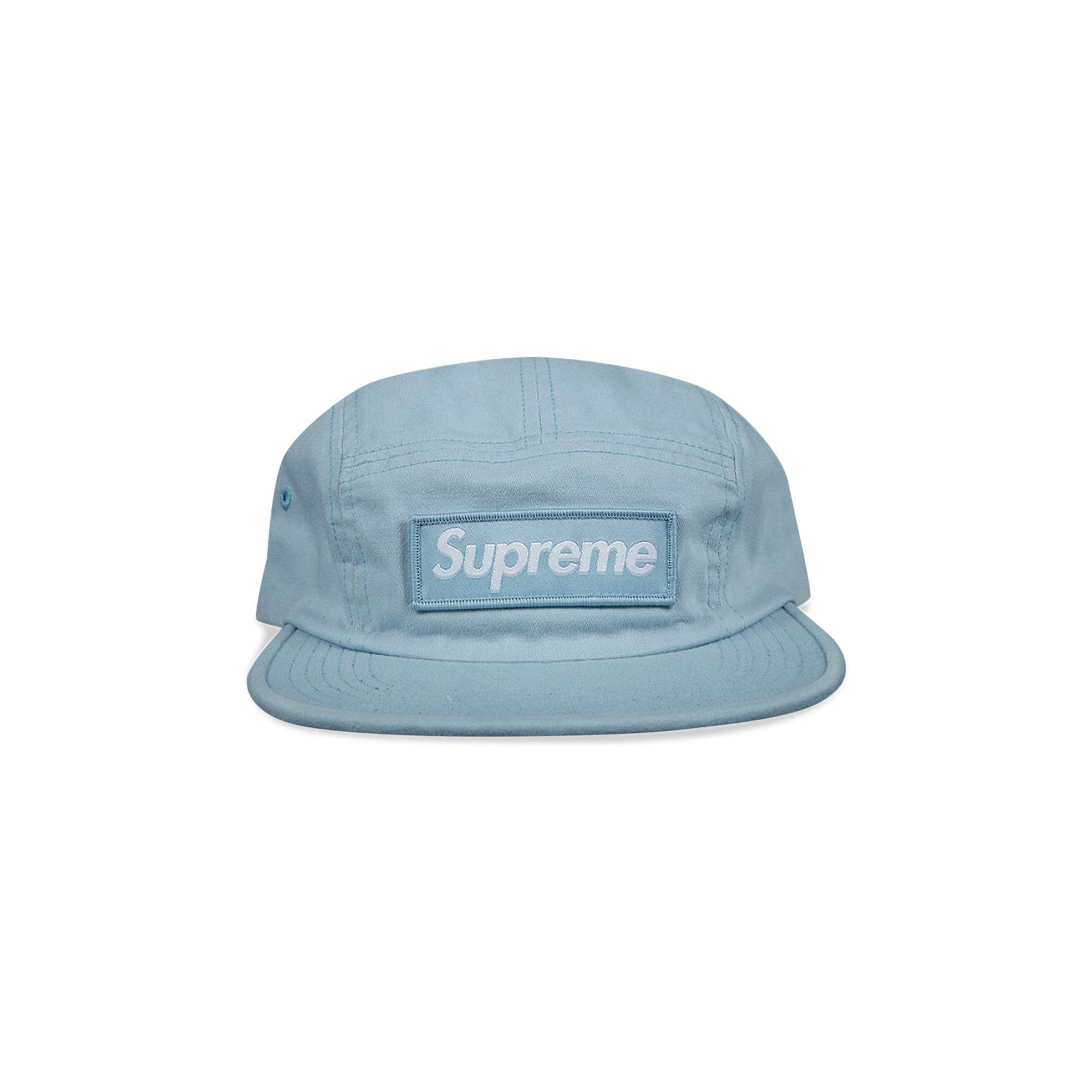 Buy Supreme Military Camp Cap 'Light Blue' - SS18H18 LIGHT BLUE | GOAT