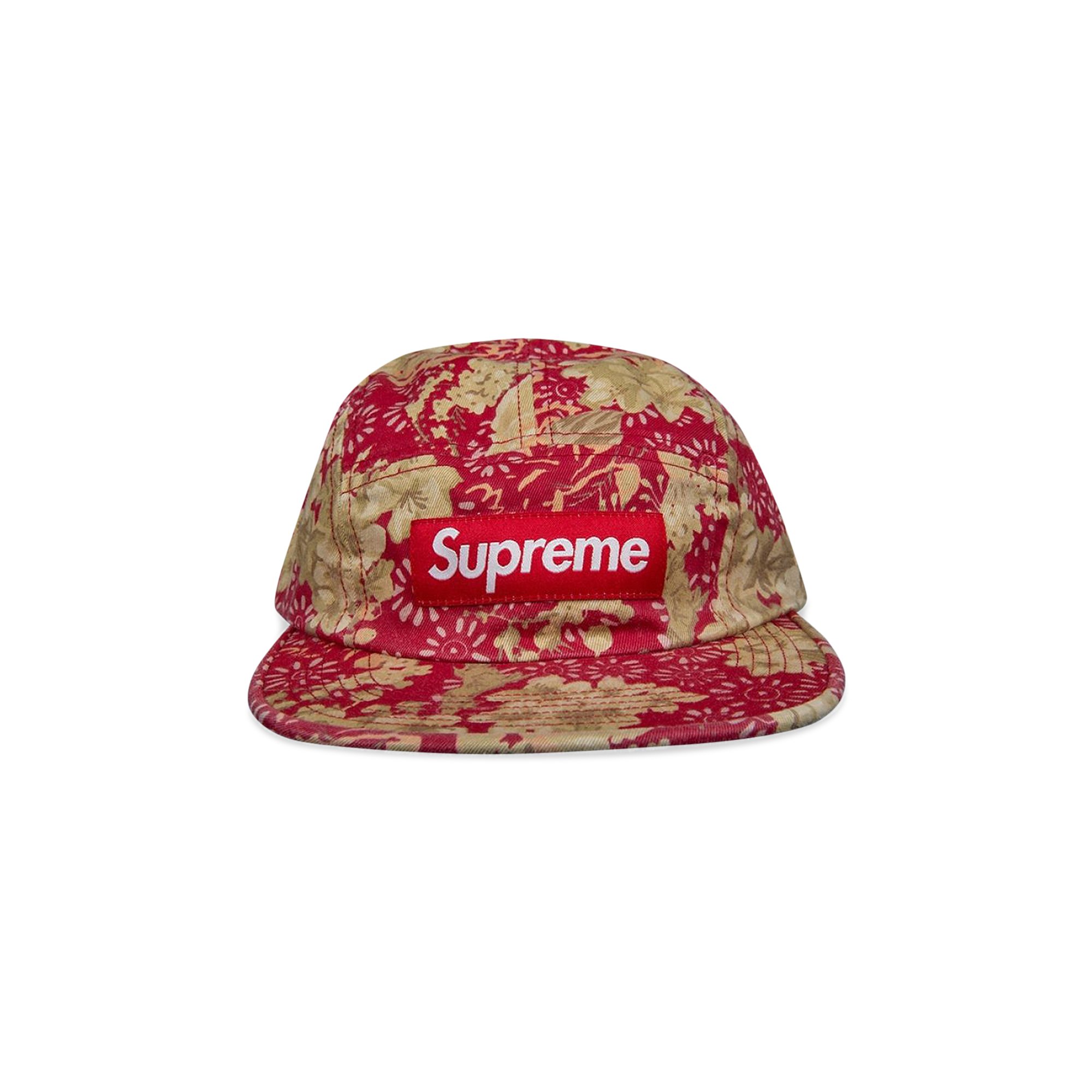 Supreme Washed Chino Twill Camp Cap 'Floral' | GOAT