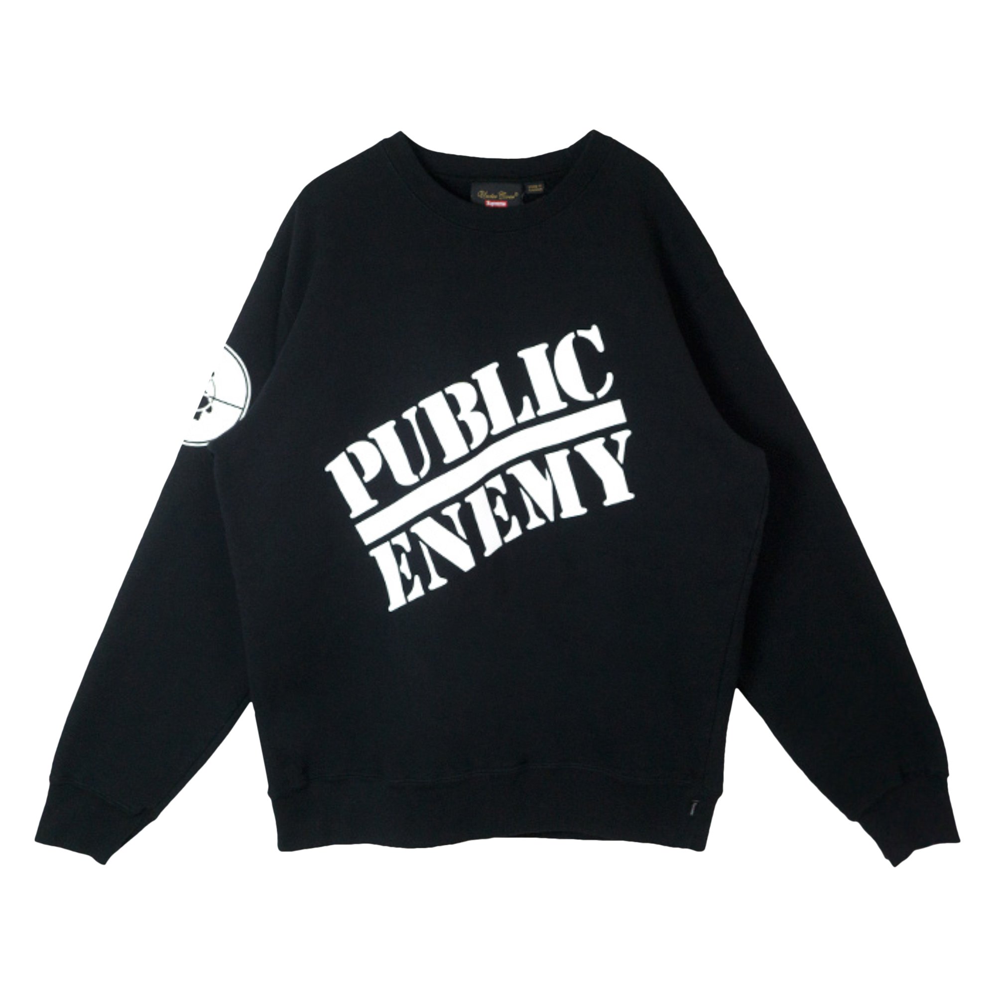 Buy Supreme x Undercover x Public Enemy Crewneck Sweatshirt 'Black