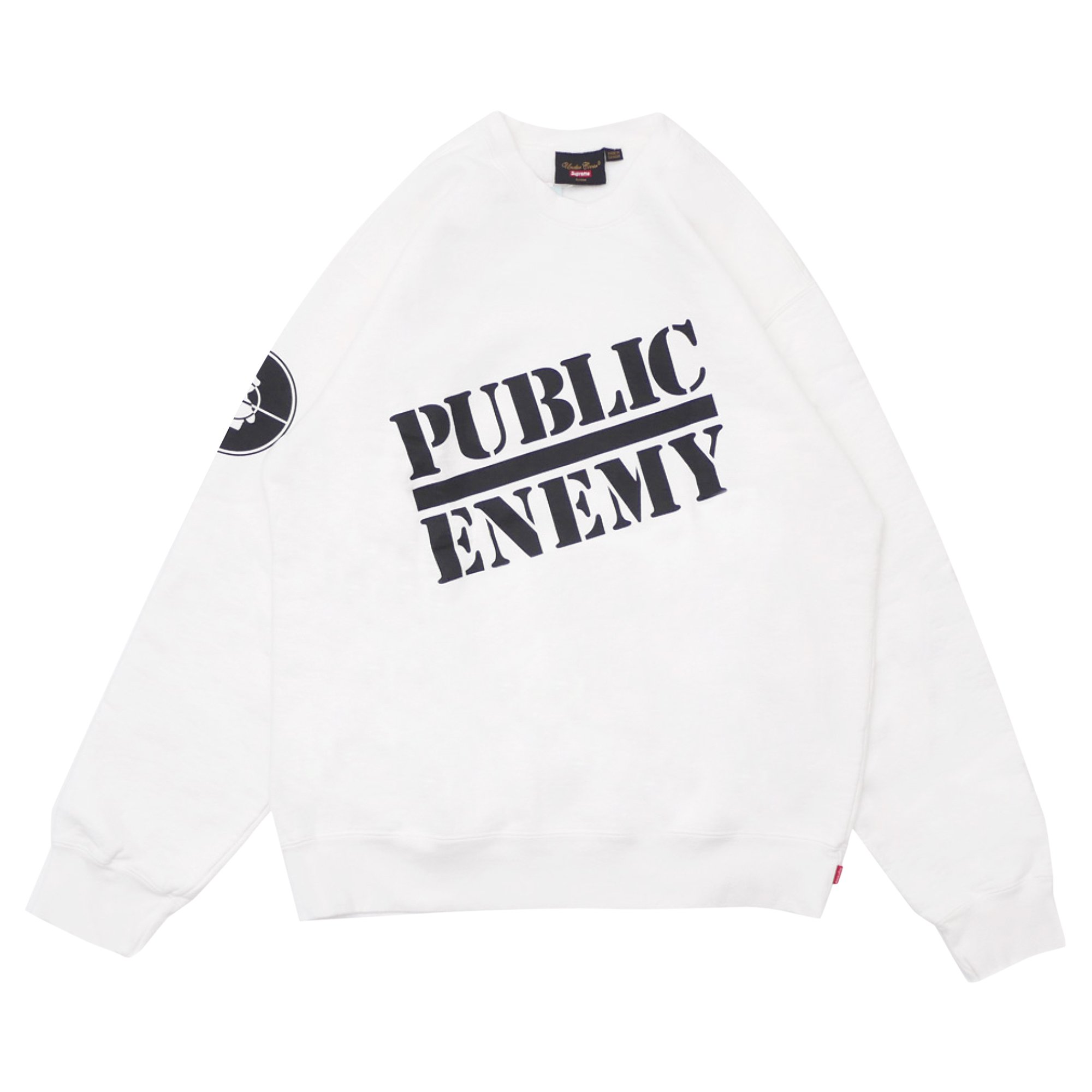 Buy Supreme x Undercover x Public Enemy Crewneck Sweatshirt 'White